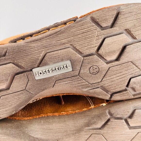 Josef Seibel Women's Fergey 20 Sneaker Size 41 US 10 Brown Suede  Tie Close - Picture 10 of 14